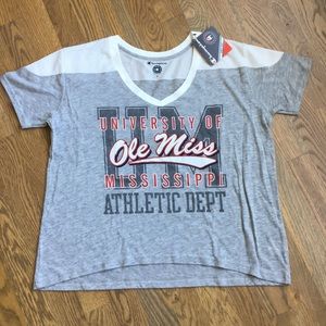 Women’s Champion Ole Miss tee, size Medium